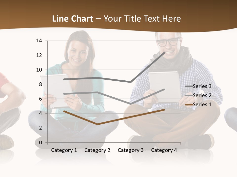 Person Mobile Casual PowerPoint Template