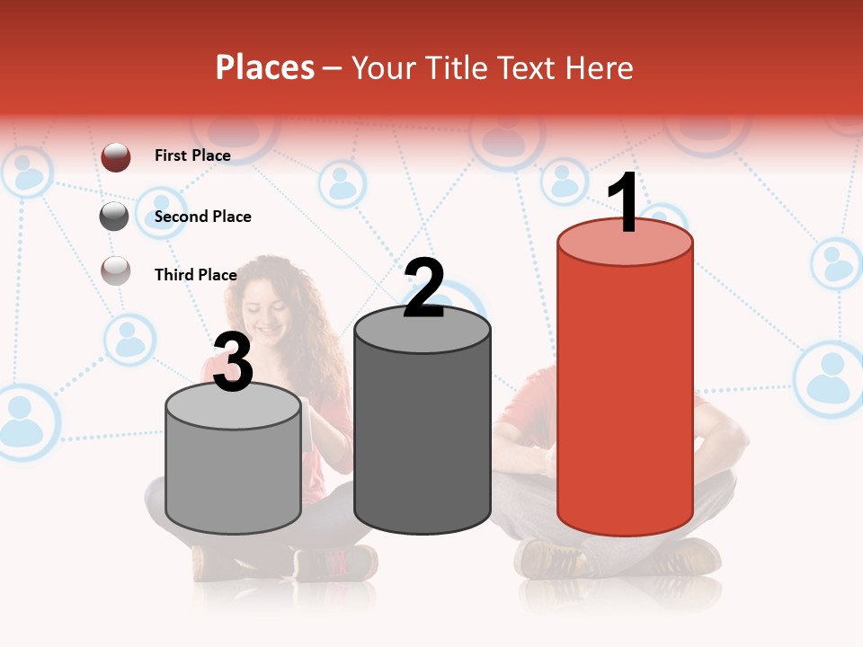 Global Man People PowerPoint Template