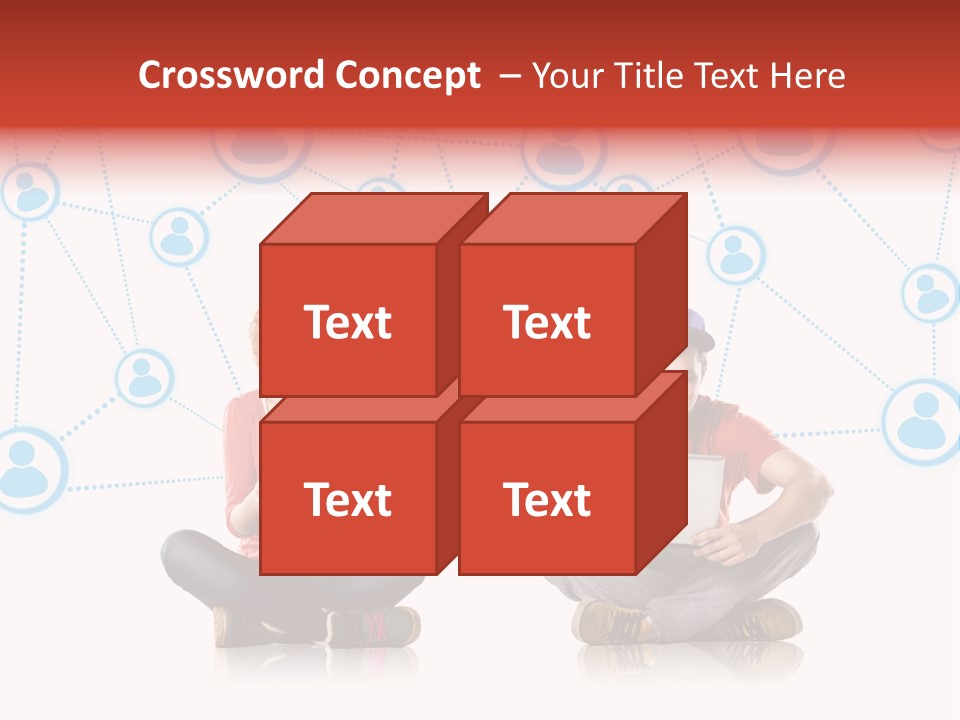 Global Man People PowerPoint Template