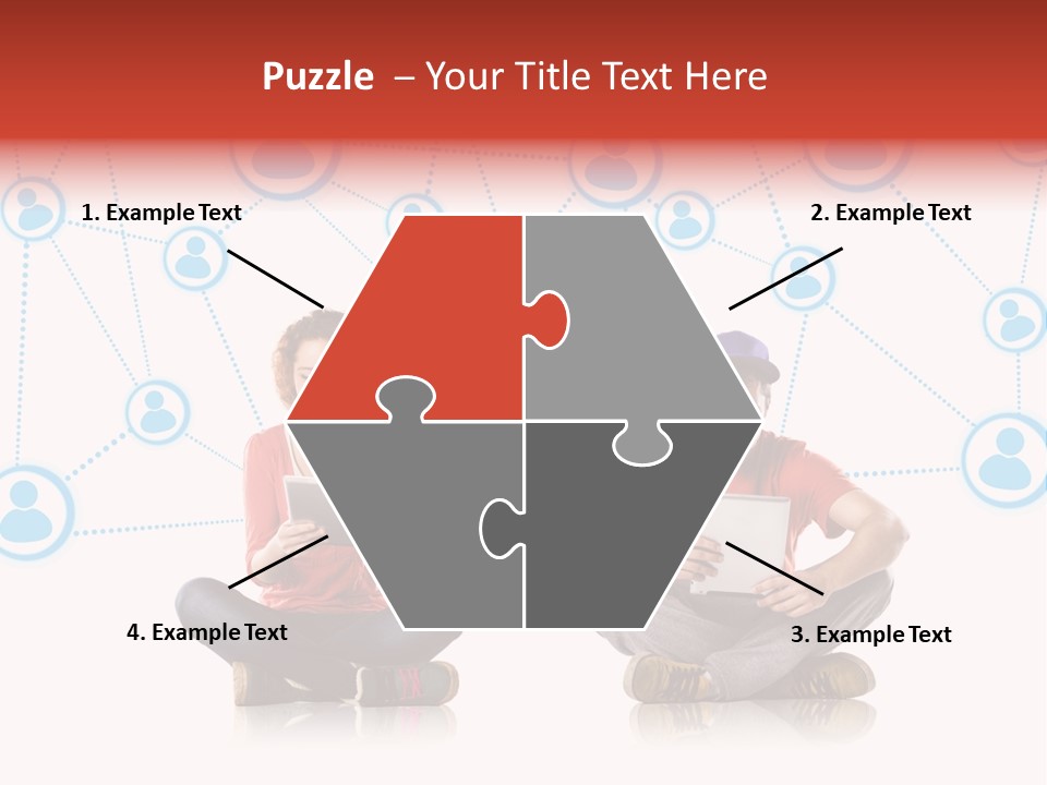 Global Man People PowerPoint Template