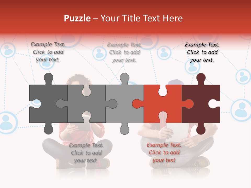 Global Man People PowerPoint Template