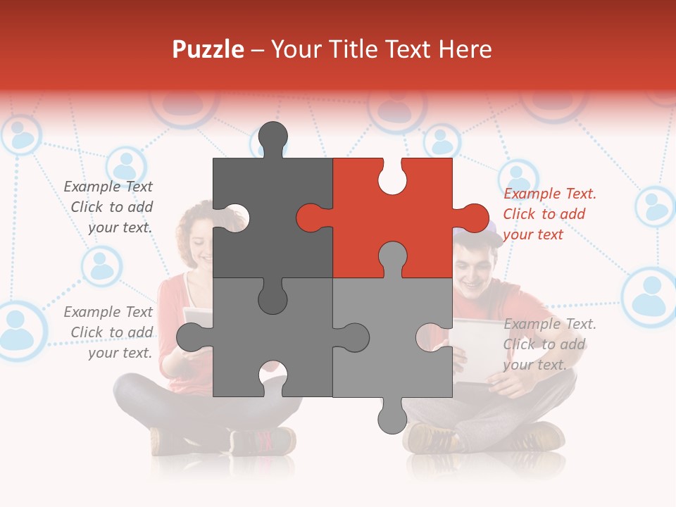 Global Man People PowerPoint Template