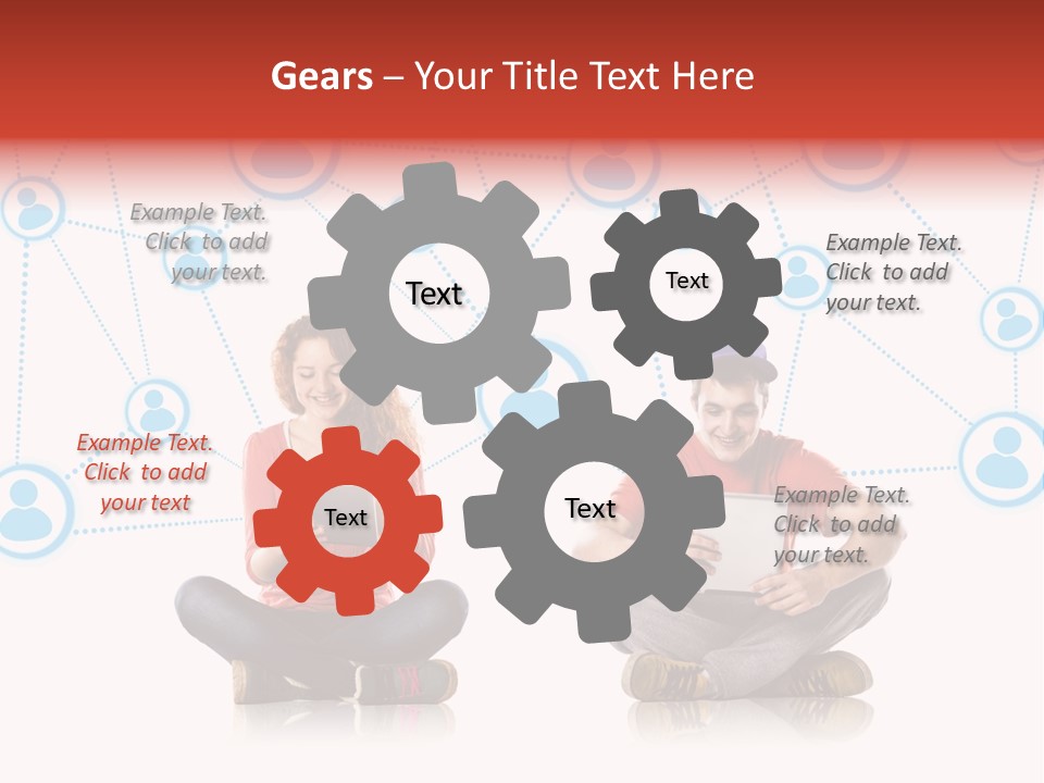 Global Man People PowerPoint Template