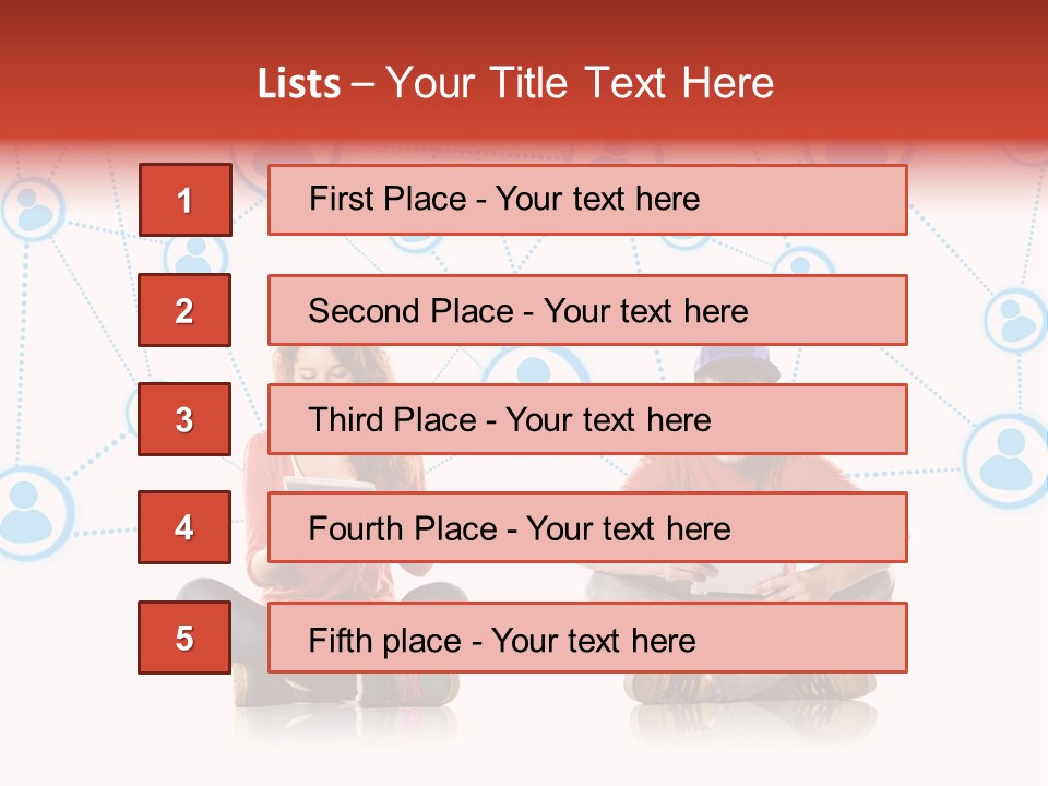 Global Man People PowerPoint Template