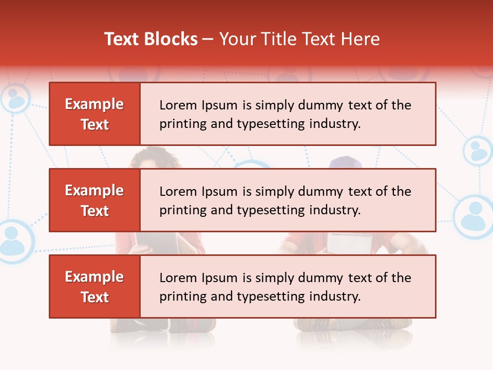 Global Man People PowerPoint Template