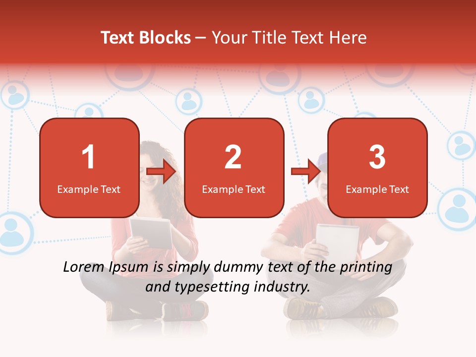 Global Man People PowerPoint Template