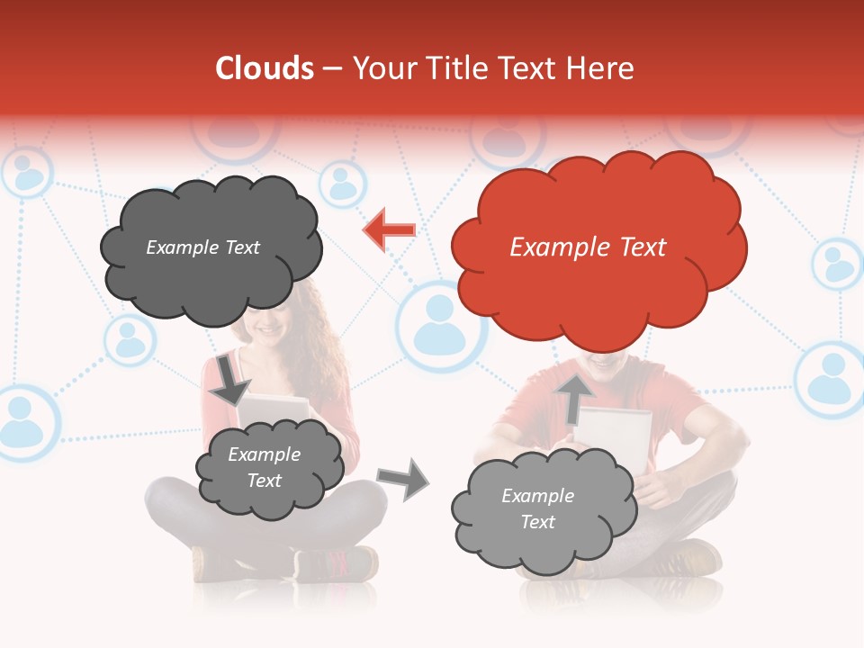 Global Man People PowerPoint Template