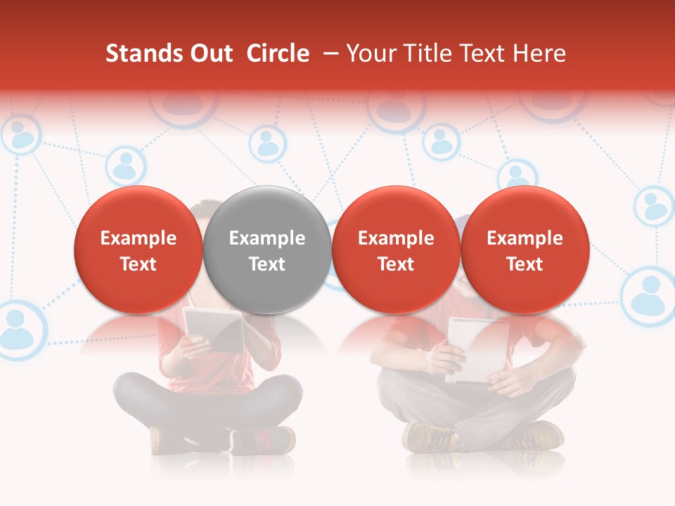 Global Man People PowerPoint Template