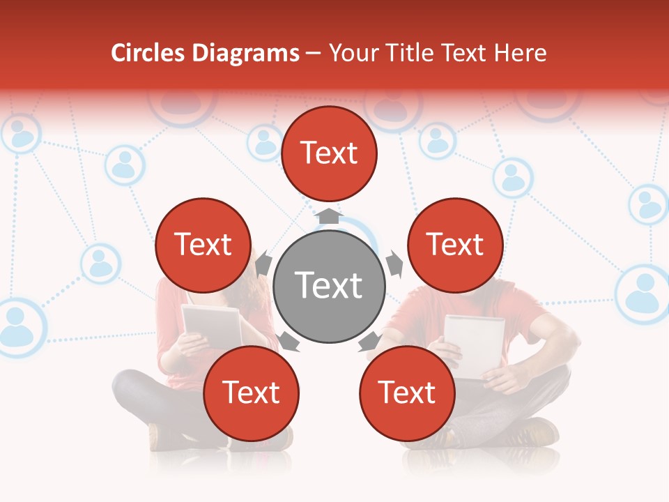 Global Man People PowerPoint Template