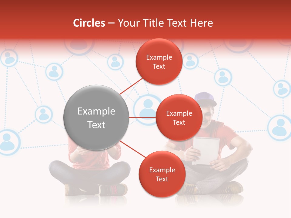 Global Man People PowerPoint Template