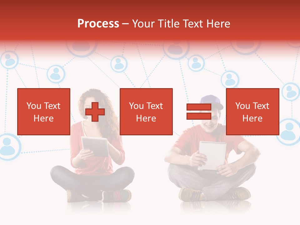 Global Man People PowerPoint Template