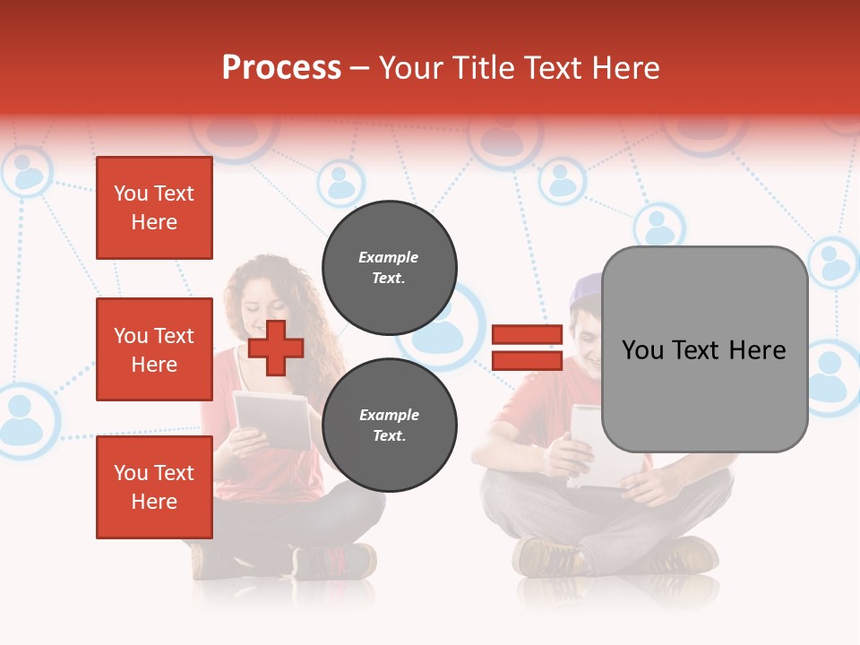 Global Man People PowerPoint Template