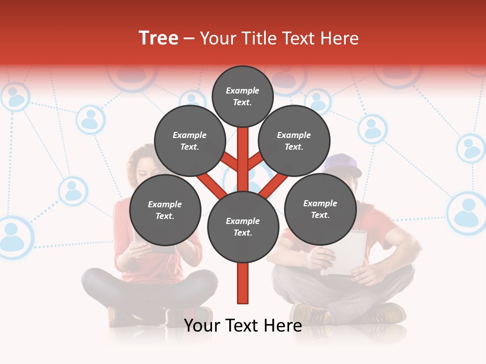 Global Man People PowerPoint Template