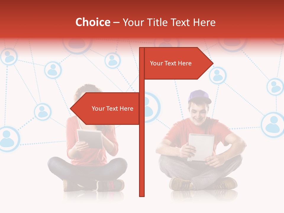 Global Man People PowerPoint Template