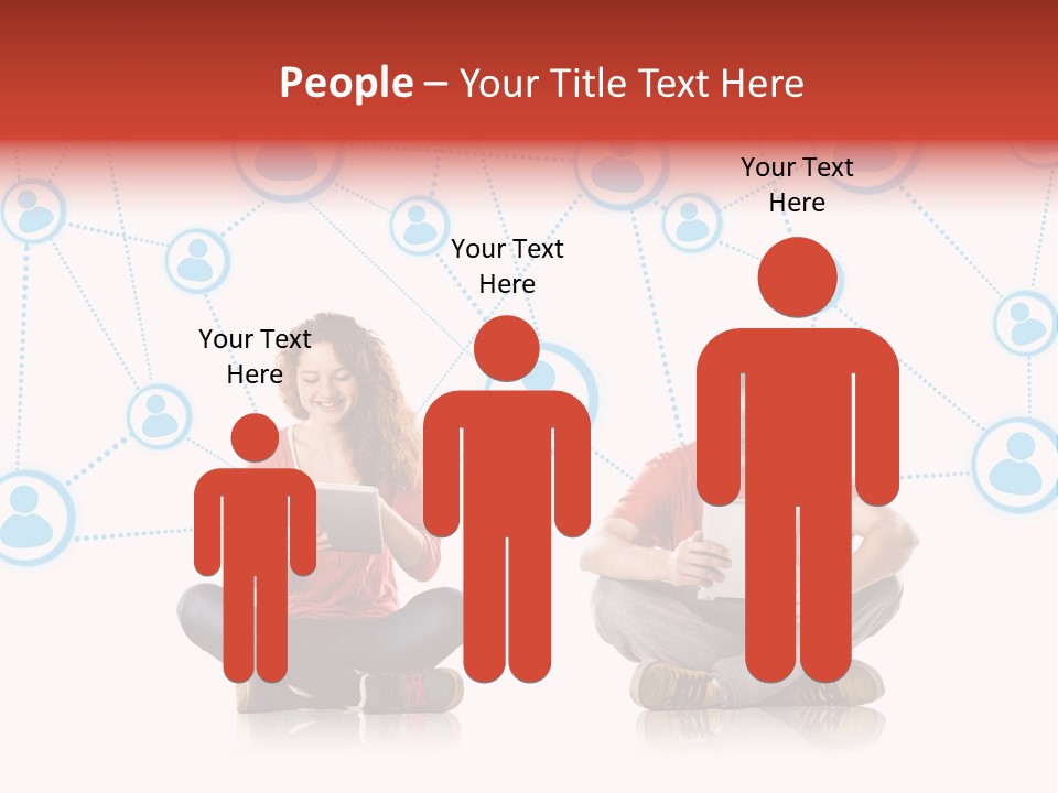 Global Man People PowerPoint Template