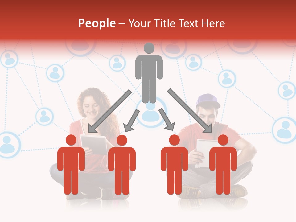 Global Man People PowerPoint Template
