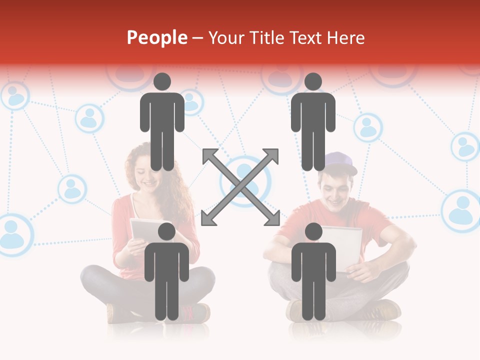 Global Man People PowerPoint Template