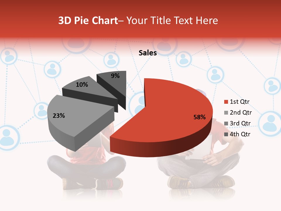 Global Man People PowerPoint Template