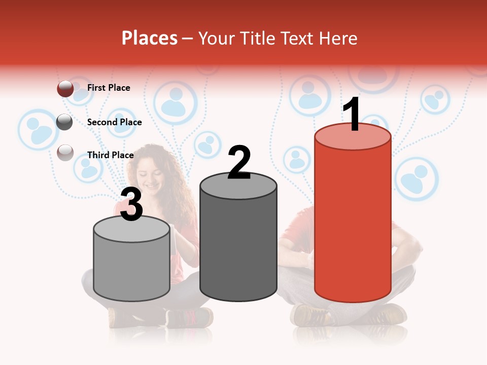 Social Media Contemporary Background PowerPoint Template