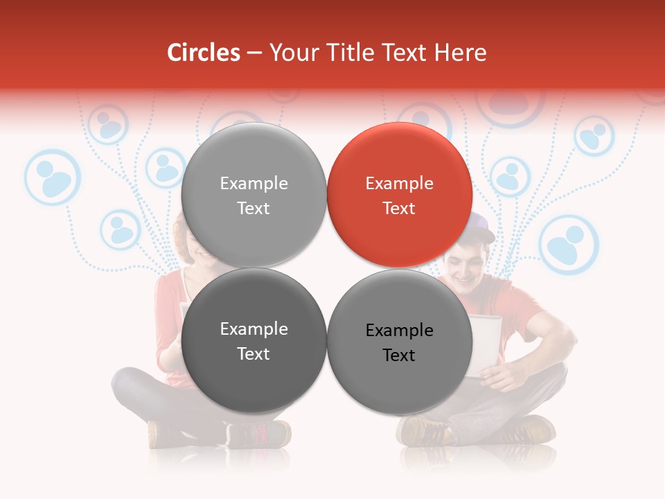 Social Media Contemporary Background PowerPoint Template