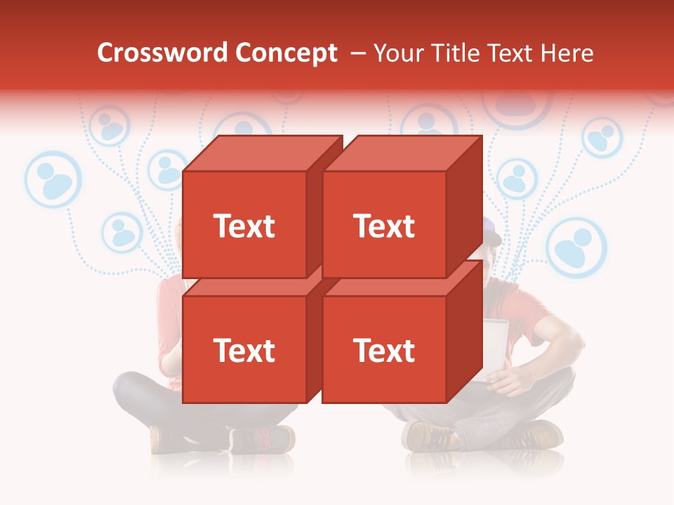 Social Media Contemporary Background PowerPoint Template