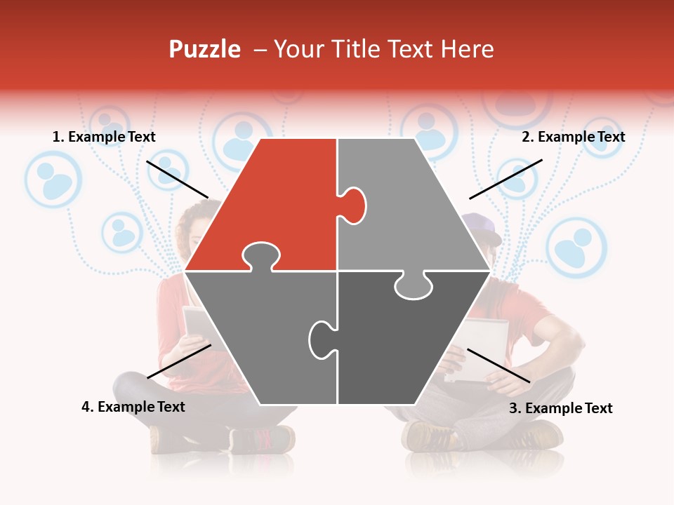 Social Media Contemporary Background PowerPoint Template