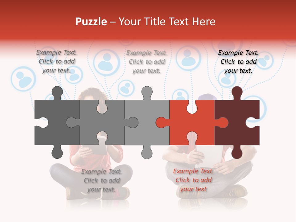 Social Media Contemporary Background PowerPoint Template