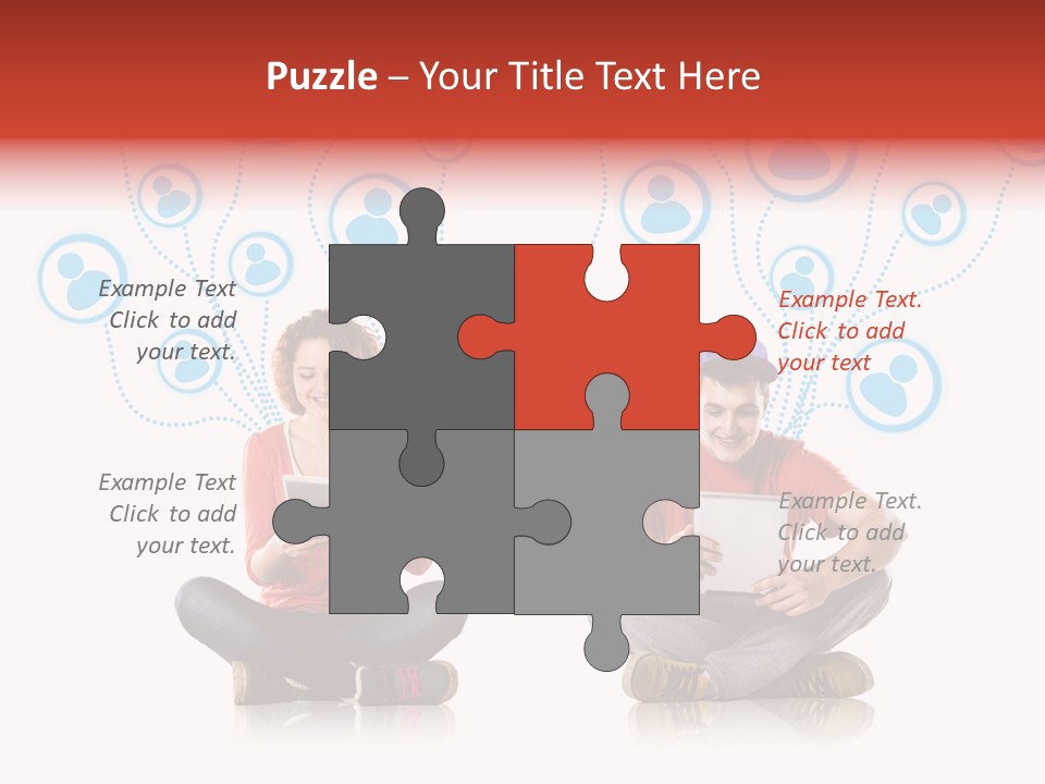 Social Media Contemporary Background PowerPoint Template