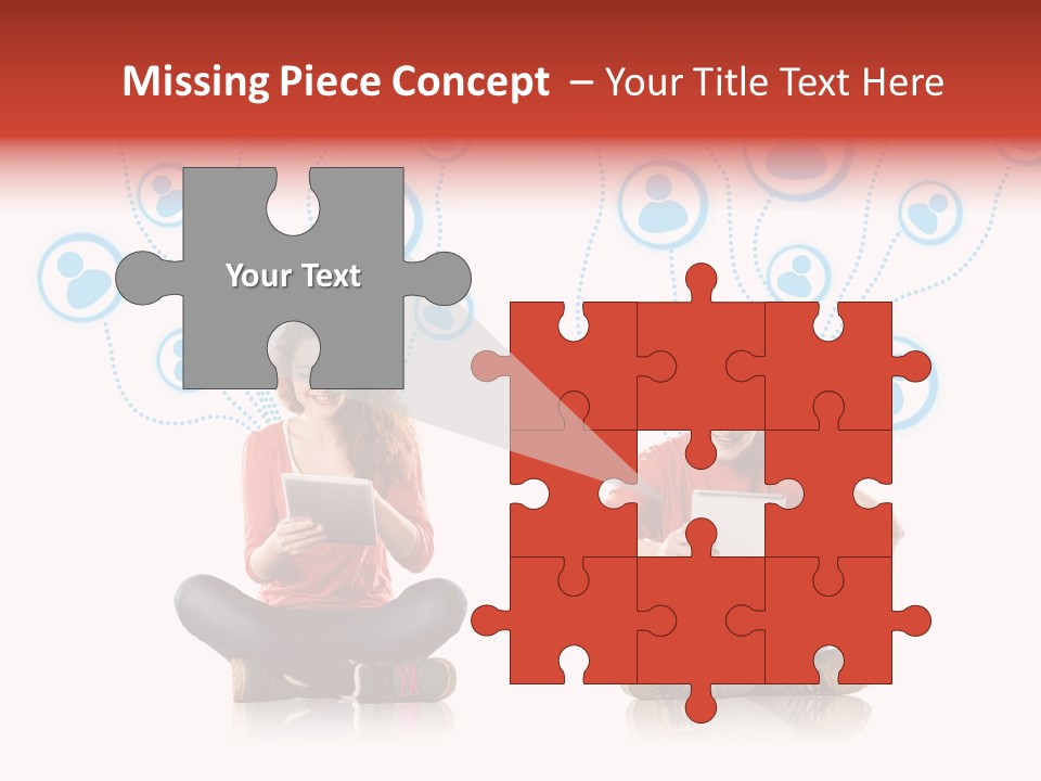 Social Media Contemporary Background PowerPoint Template