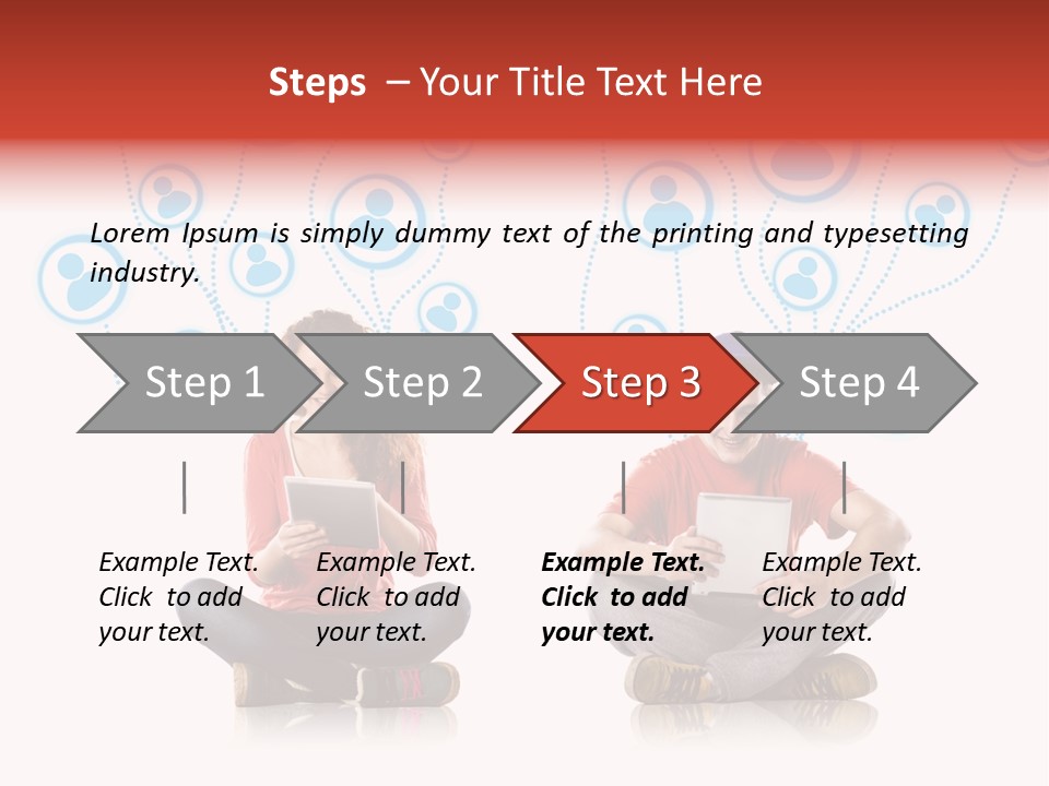 Social Media Contemporary Background PowerPoint Template