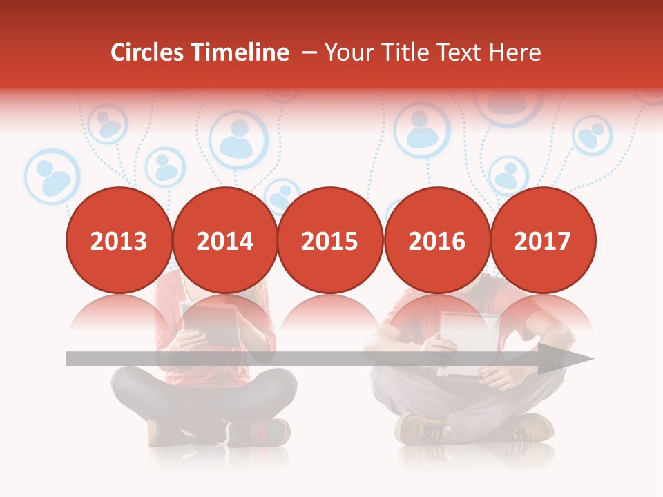 Social Media Contemporary Background PowerPoint Template