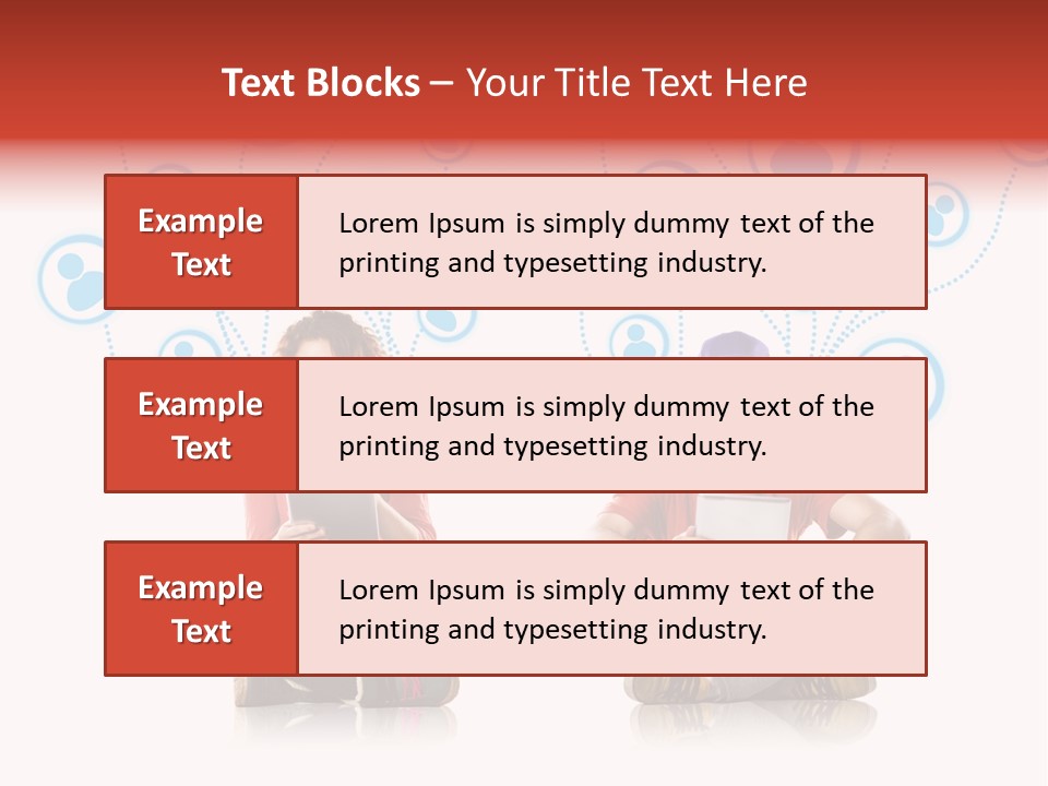 Social Media Contemporary Background PowerPoint Template