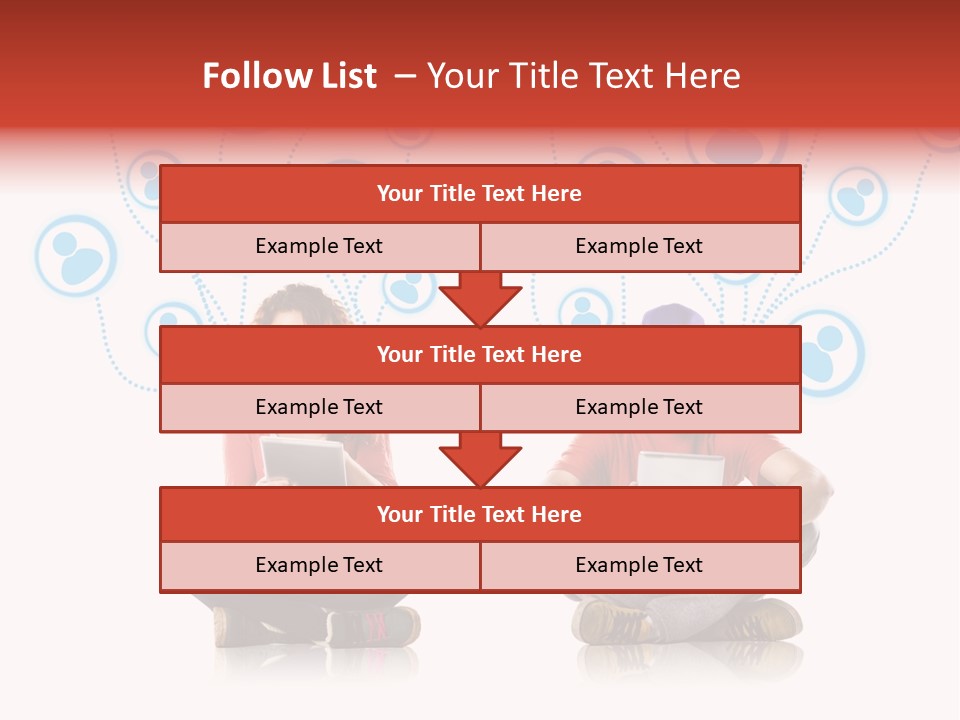 Social Media Contemporary Background PowerPoint Template