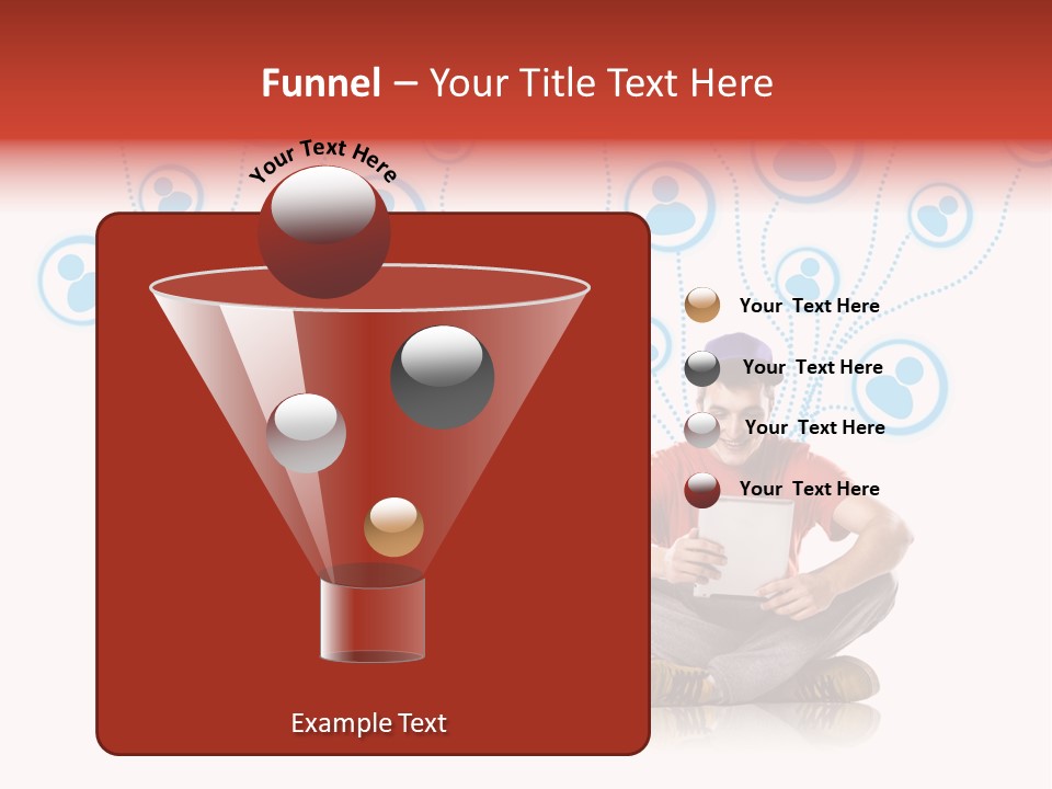 Social Media Contemporary Background PowerPoint Template