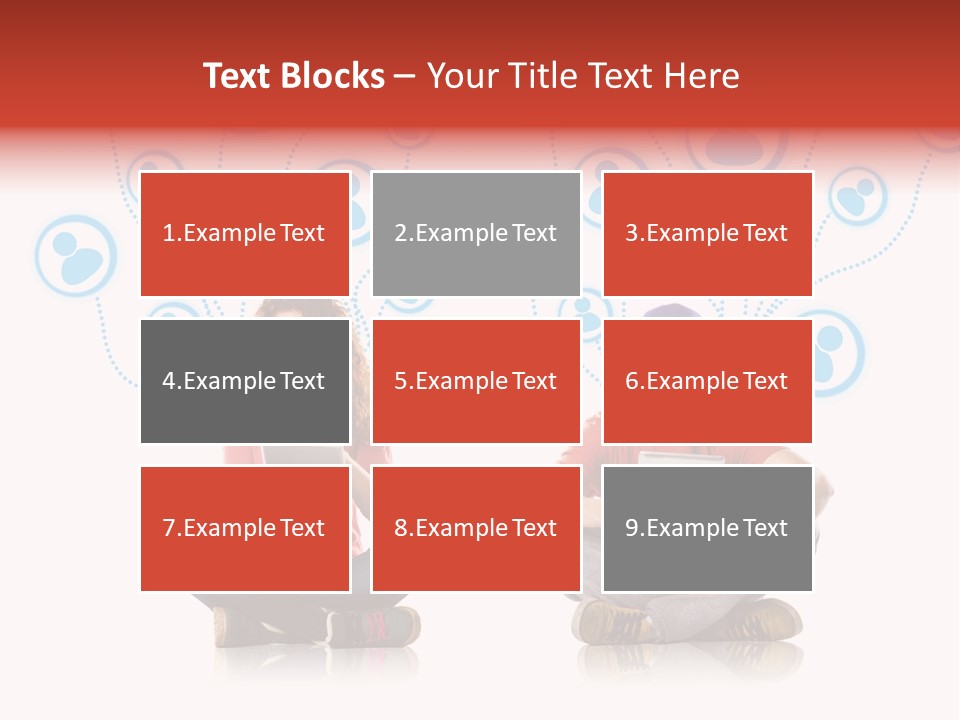 Social Media Contemporary Background PowerPoint Template