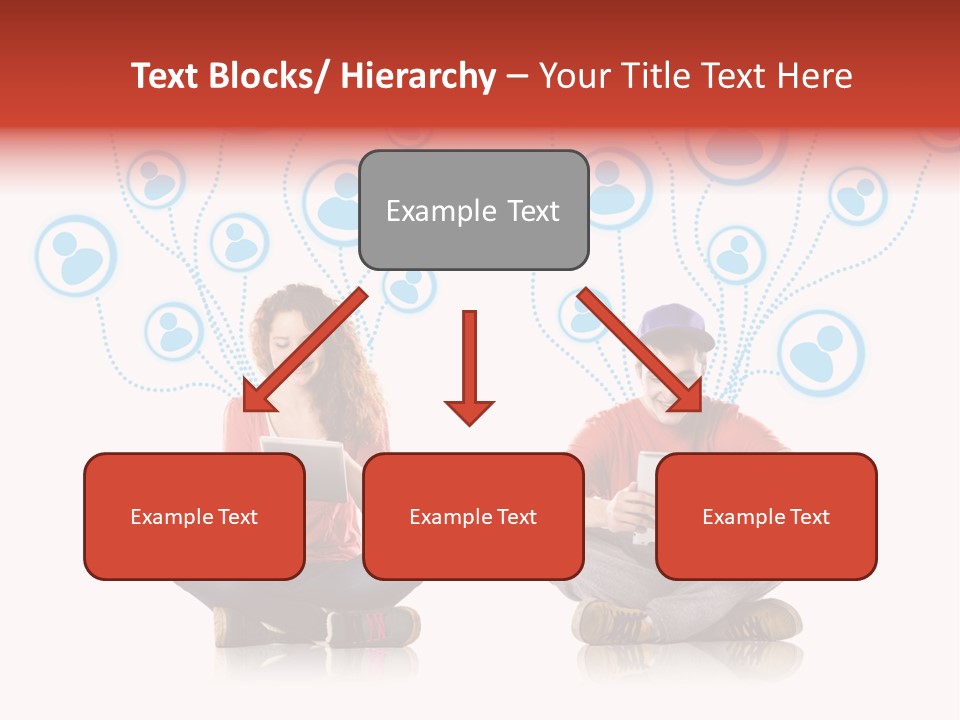 Social Media Contemporary Background PowerPoint Template