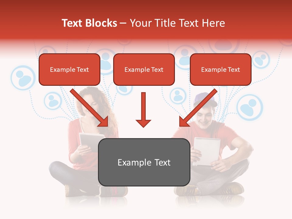Social Media Contemporary Background PowerPoint Template