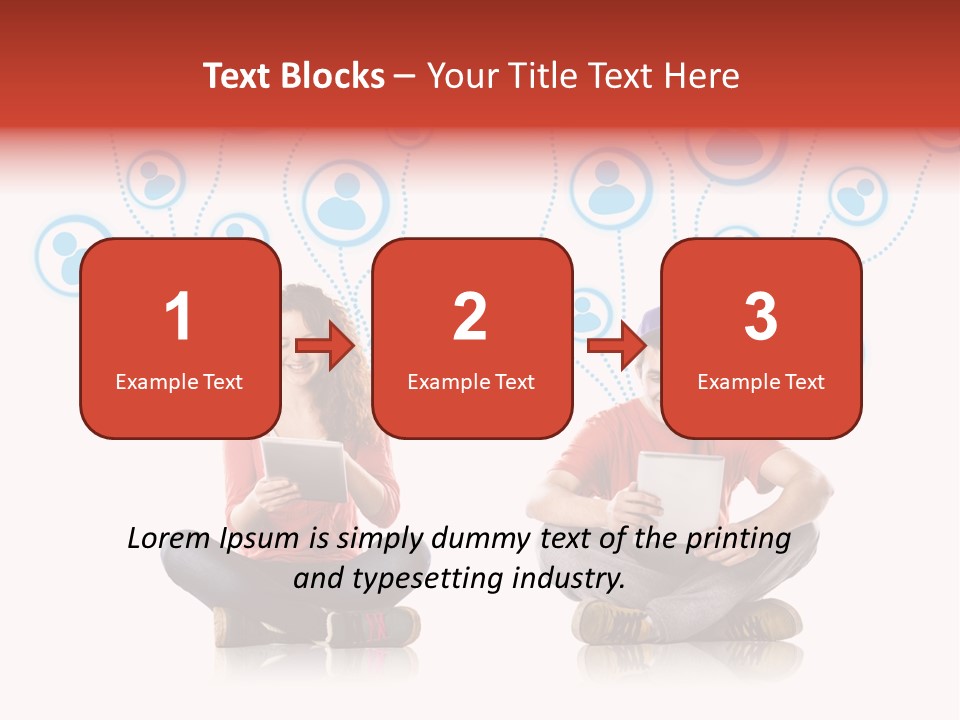 Social Media Contemporary Background PowerPoint Template