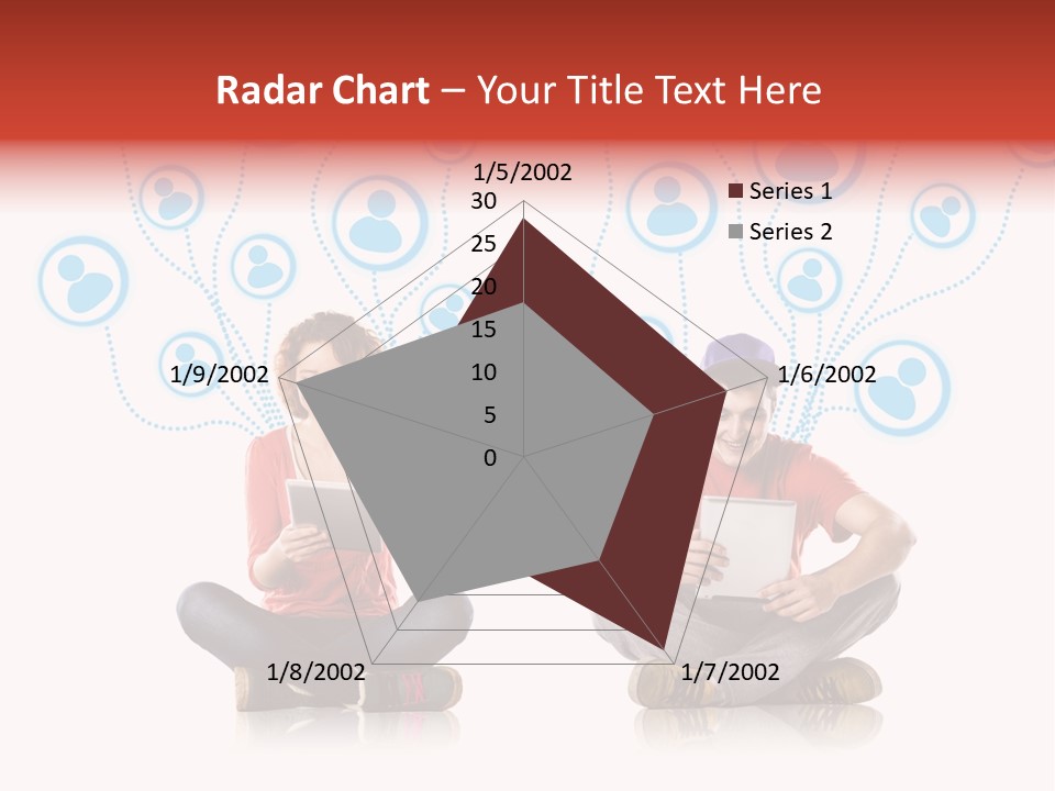 Social Media Contemporary Background PowerPoint Template