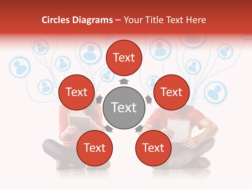 Social Media Contemporary Background PowerPoint Template