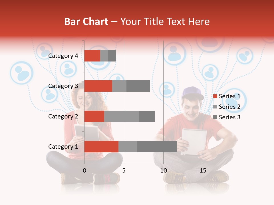 Social Media Contemporary Background PowerPoint Template