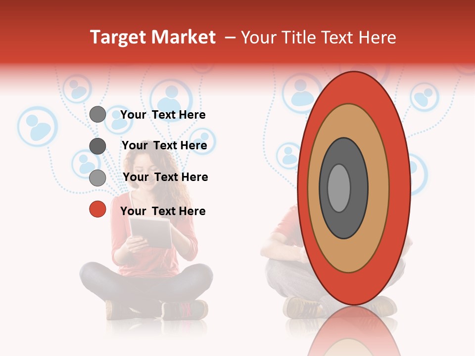 Social Media Contemporary Background PowerPoint Template