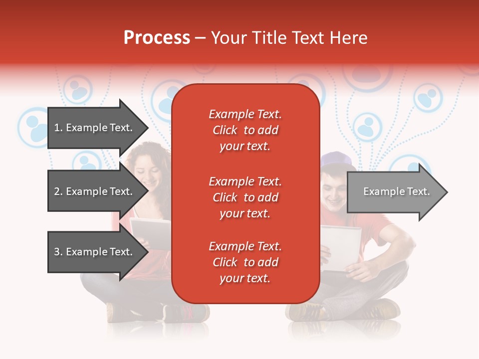 Social Media Contemporary Background PowerPoint Template