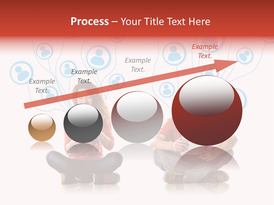 Social Media Contemporary Background PowerPoint Template