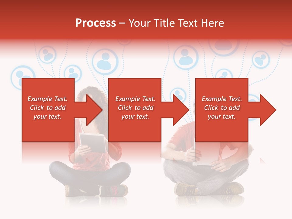 Social Media Contemporary Background PowerPoint Template