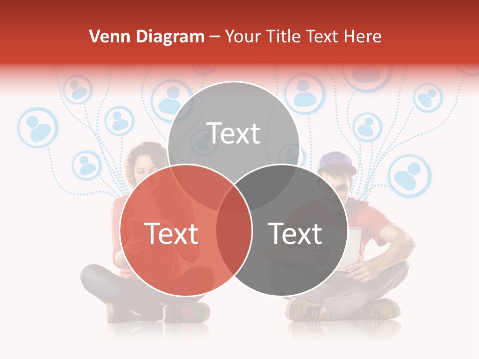 Social Media Contemporary Background PowerPoint Template