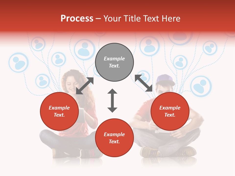 Social Media Contemporary Background PowerPoint Template