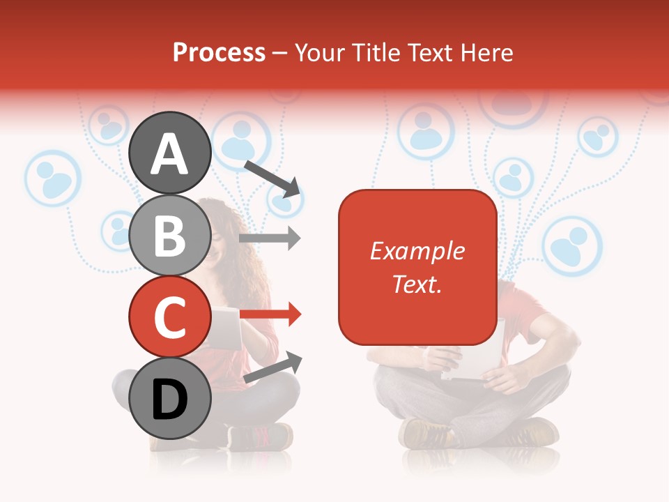 Social Media Contemporary Background PowerPoint Template