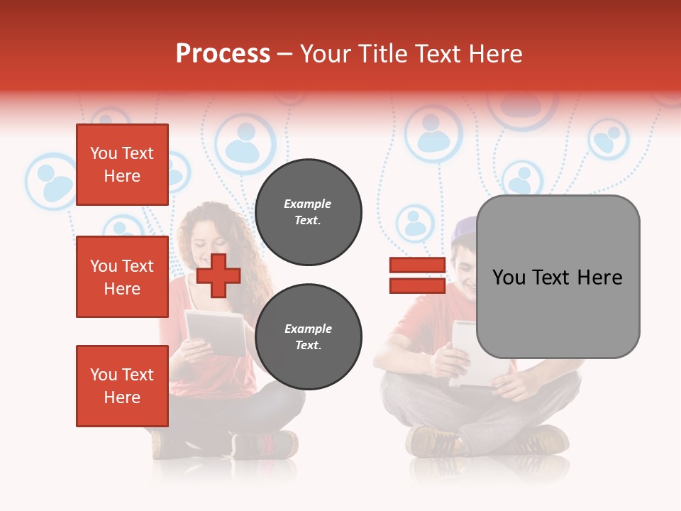 Social Media Contemporary Background PowerPoint Template