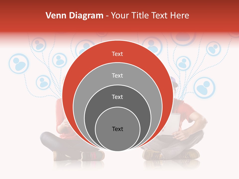 Social Media Contemporary Background PowerPoint Template